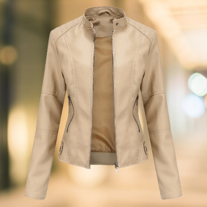 Women's Jacket | Stand-Up Collar & Zip Fastening 4