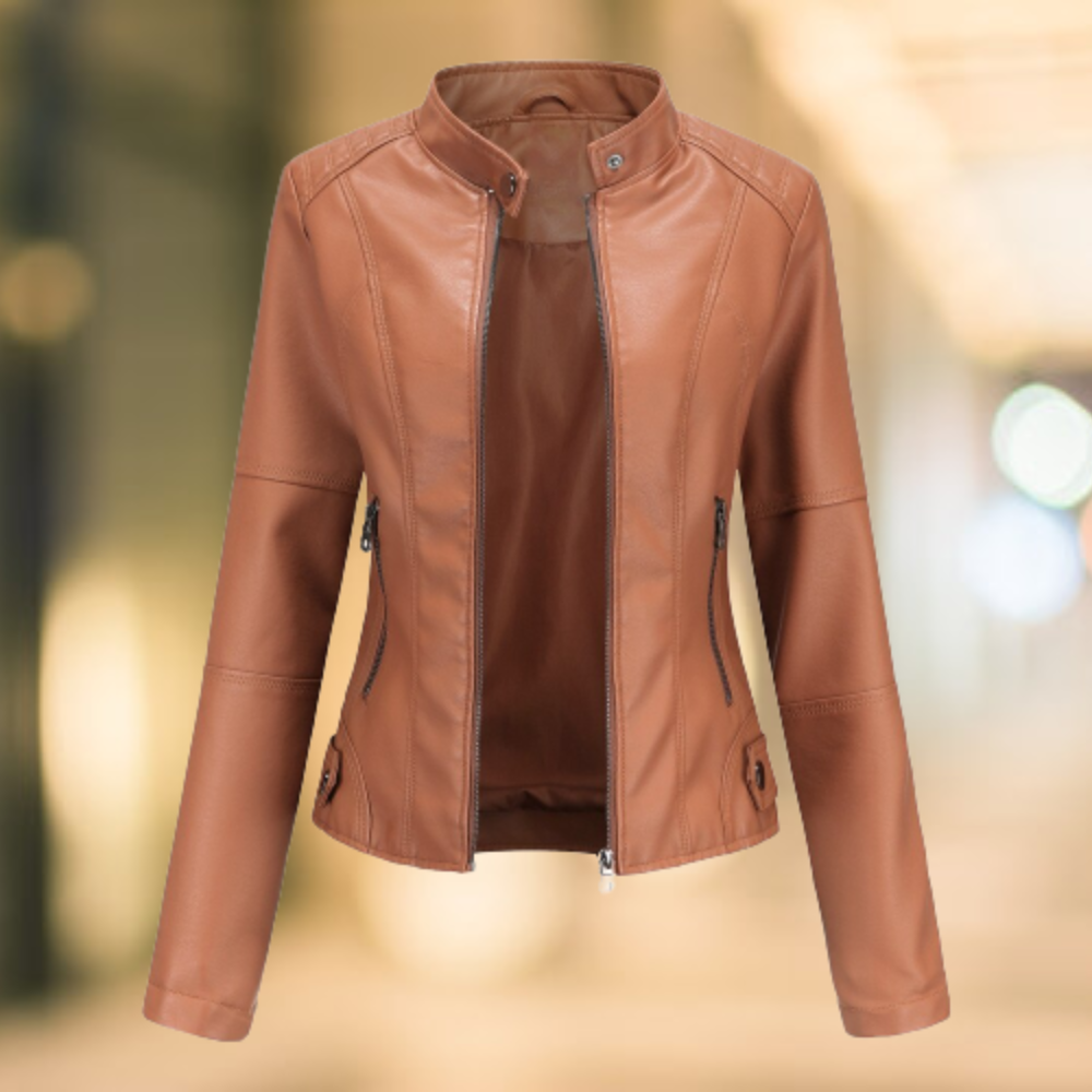 Women's Jacket | Stand-Up Collar & Zip Fastening 1