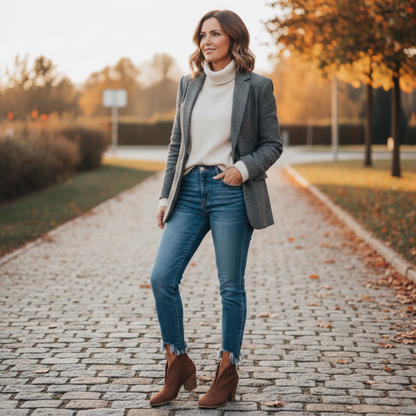V-Cut Ankle Boots for Women – Chic & Comfortable Everyday Style 4