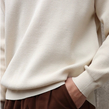 Men's V-Neck Polo Sweater | Lightweight & Comfortable 5