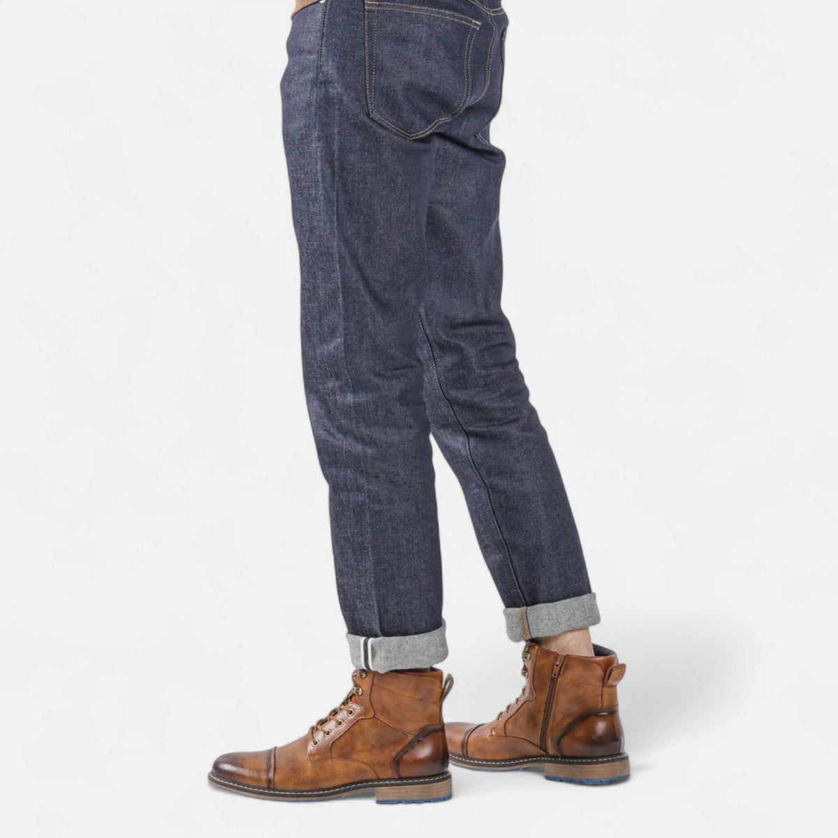 Men's Retro Inspired Boots Lightweight Casual Dress Shoes 12