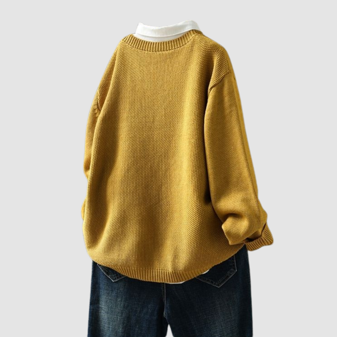 Women's Relaxed Fit Knit Cardigan Chest Pocket Jumper 4