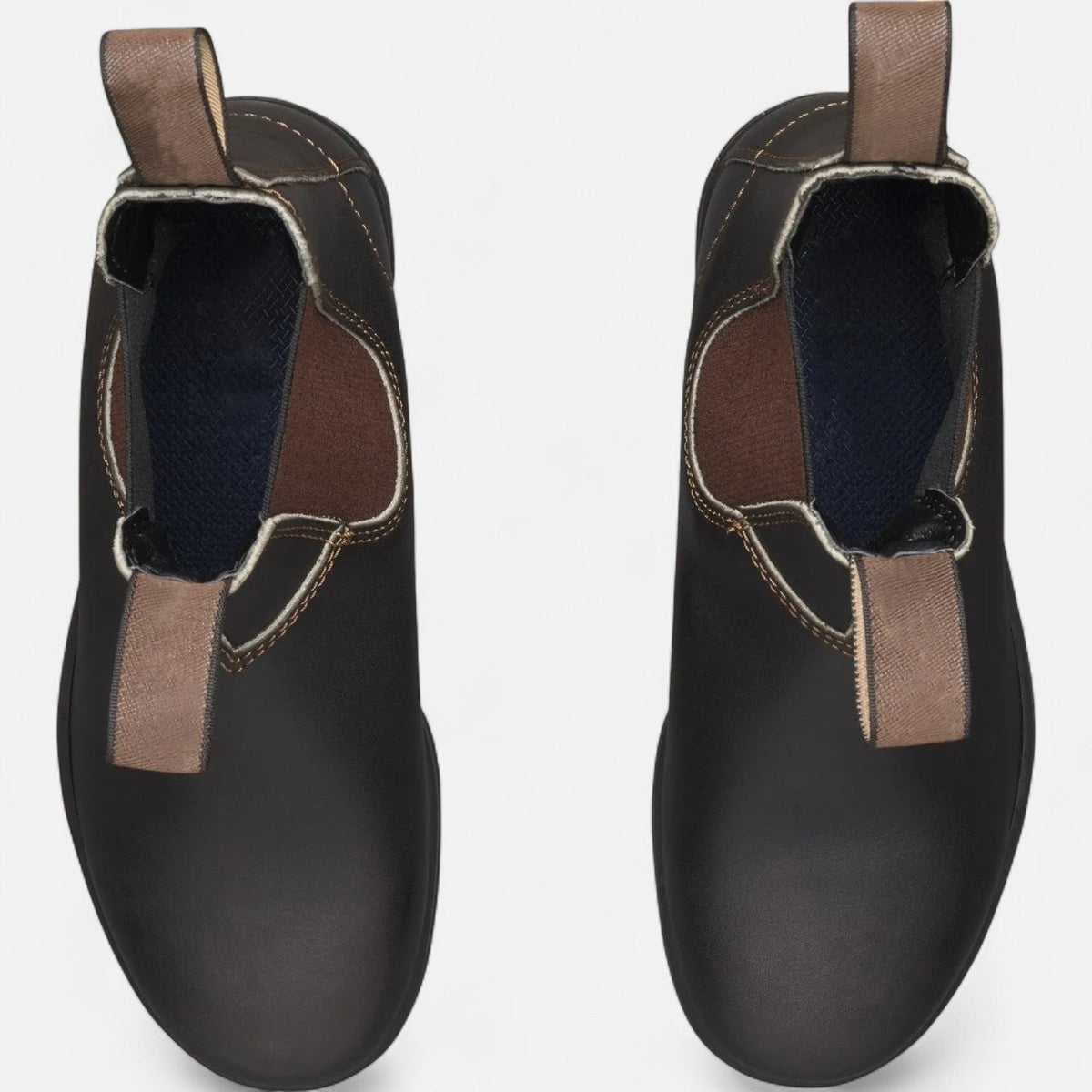 Men's Chelsea Boots Slip On Elastic Panel Secure Grip Sole 6