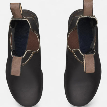 Men's Chelsea Boots Slip On Elastic Panel Secure Grip Sole 6