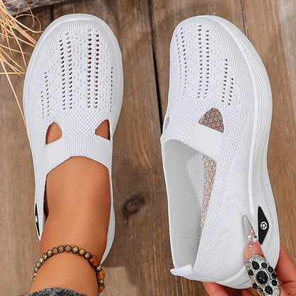 Women's Slip On Shoes Ergonomic Cushioned Comfort Trainers 10