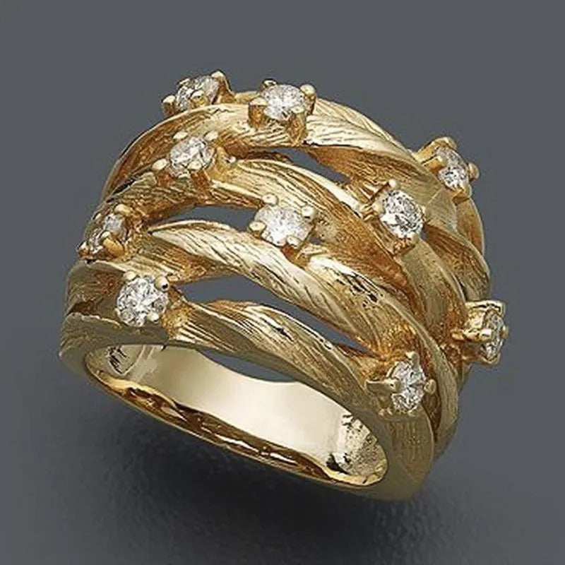 Vintage Boho Gold Ring