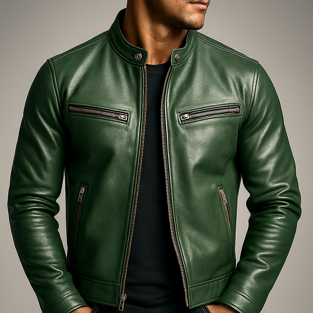 Vintage Leather Jacket for Men – Timeless Style, Premium Craftsmanship, and All-Day Comfort 0