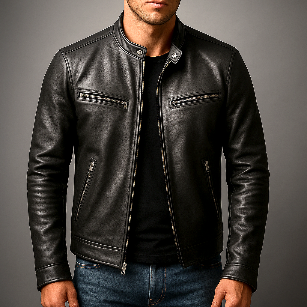 Vintage Leather Jacket for Men – Timeless Style, Premium Craftsmanship, and All-Day Comfort 1