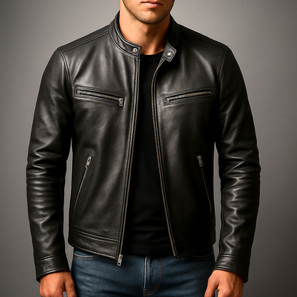 Vintage Leather Jacket for Men – Timeless Style, Premium Craftsmanship, and All-Day Comfort 1