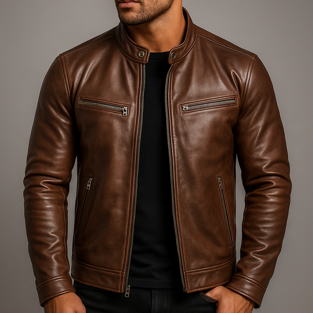 Vintage Leather Jacket for Men – Timeless Style, Premium Craftsmanship, and All-Day Comfort 2