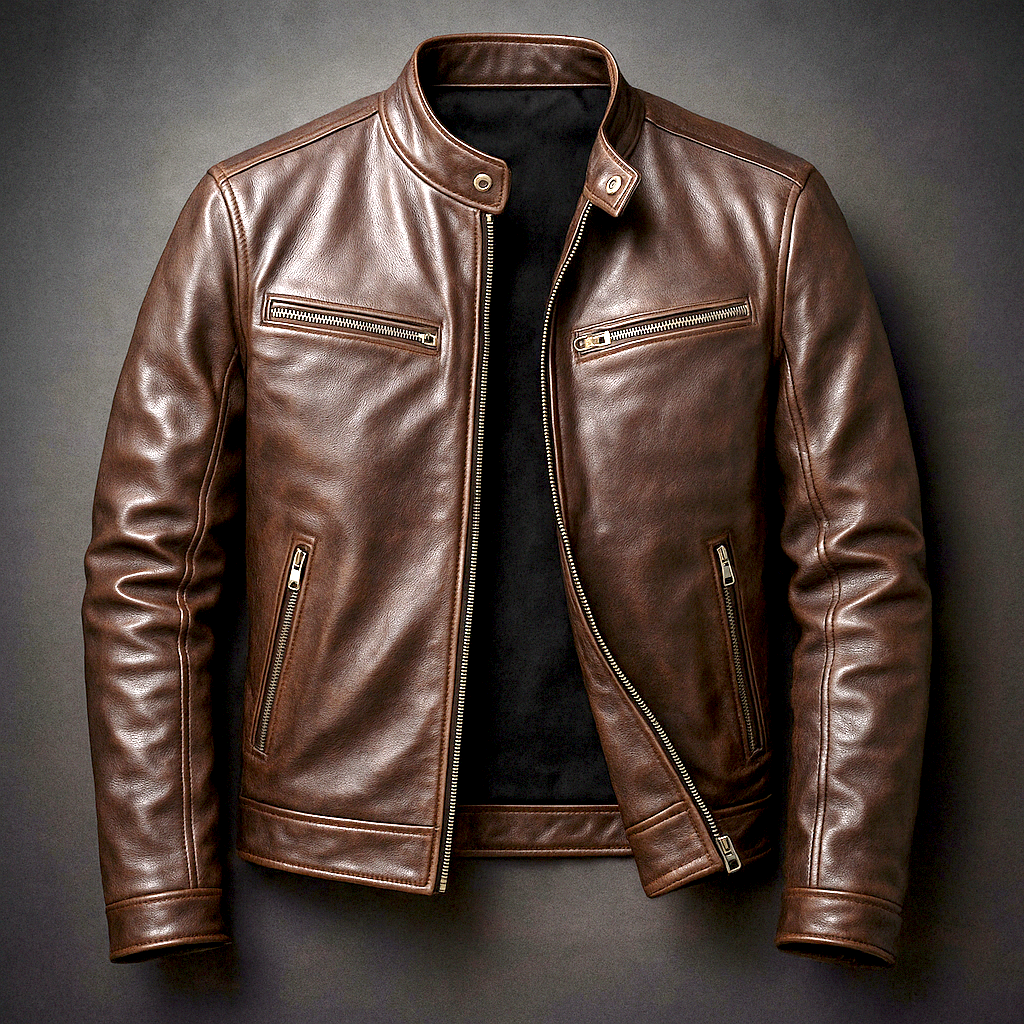 Vintage Leather Jacket for Men – Timeless Style, Premium Craftsmanship, and All-Day Comfort 3