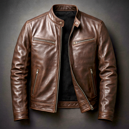 Vintage Leather Jacket for Men – Timeless Style, Premium Craftsmanship, and All-Day Comfort 3