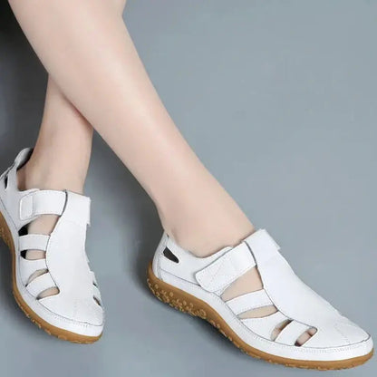 Vintage Leather Sandals for Women – Elegant & Comfortable Design 7