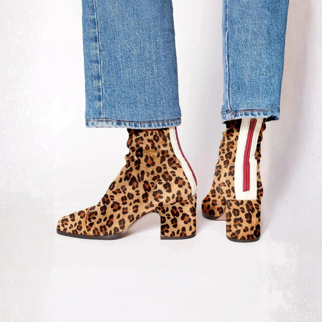 Women's Classic Block Heel Ankle Boots Cushioned Insole 4