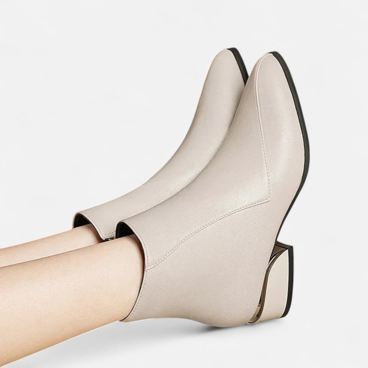 Women's Pointed Toe Ankle Boots Side Zip Cushioned Insole 7