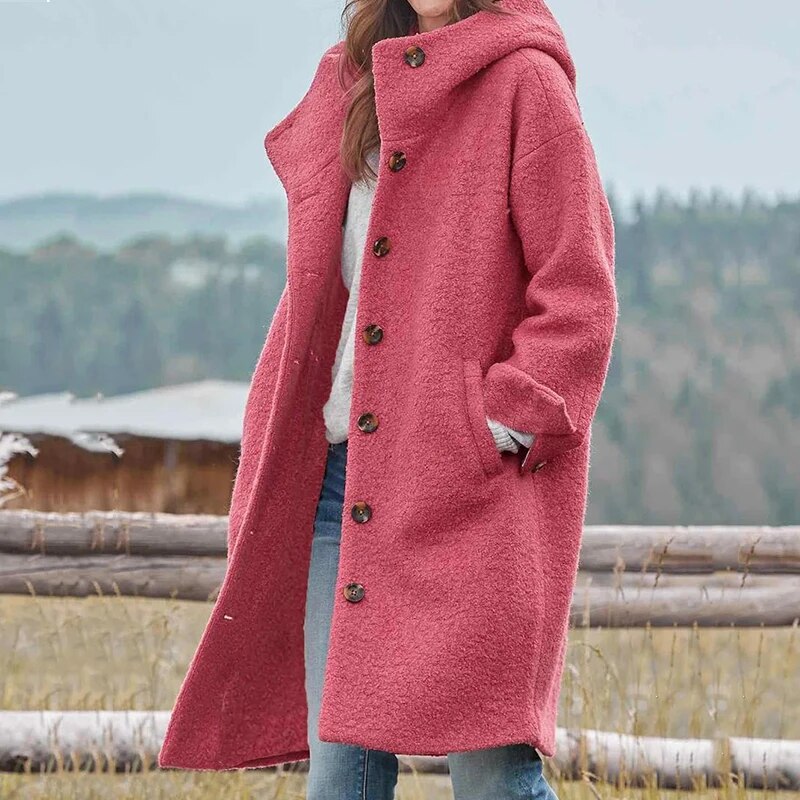 Women's Windproof Hooded Coat | Lightweight & Elegant 5