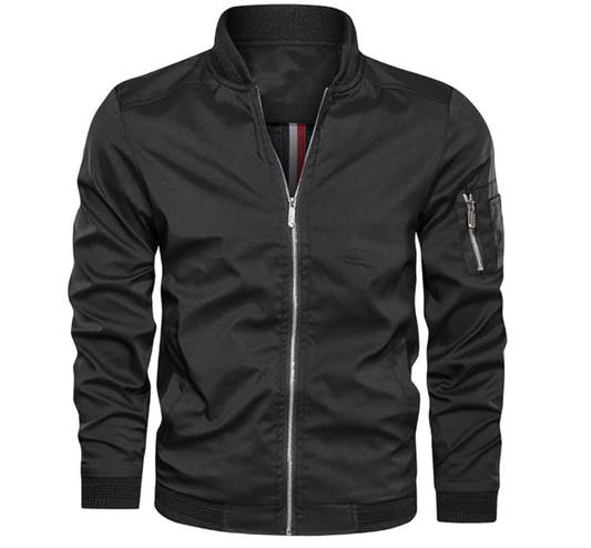 Brenner | Men's Lightweight Bomber Jacket Zip-Up Casual Layer