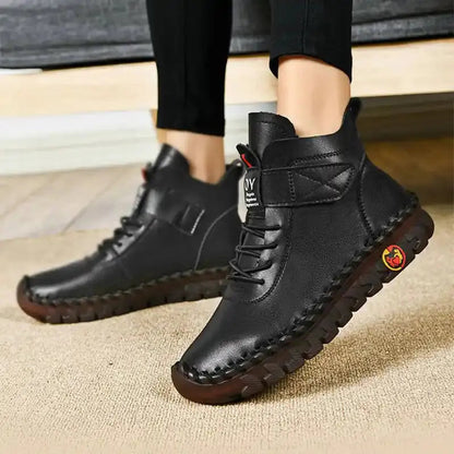 Waterproof Lace-Up Boots for Women – Warm & Stylish Comfort 0