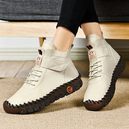 Waterproof Lace-Up Boots for Women – Warm & Stylish Comfort 1