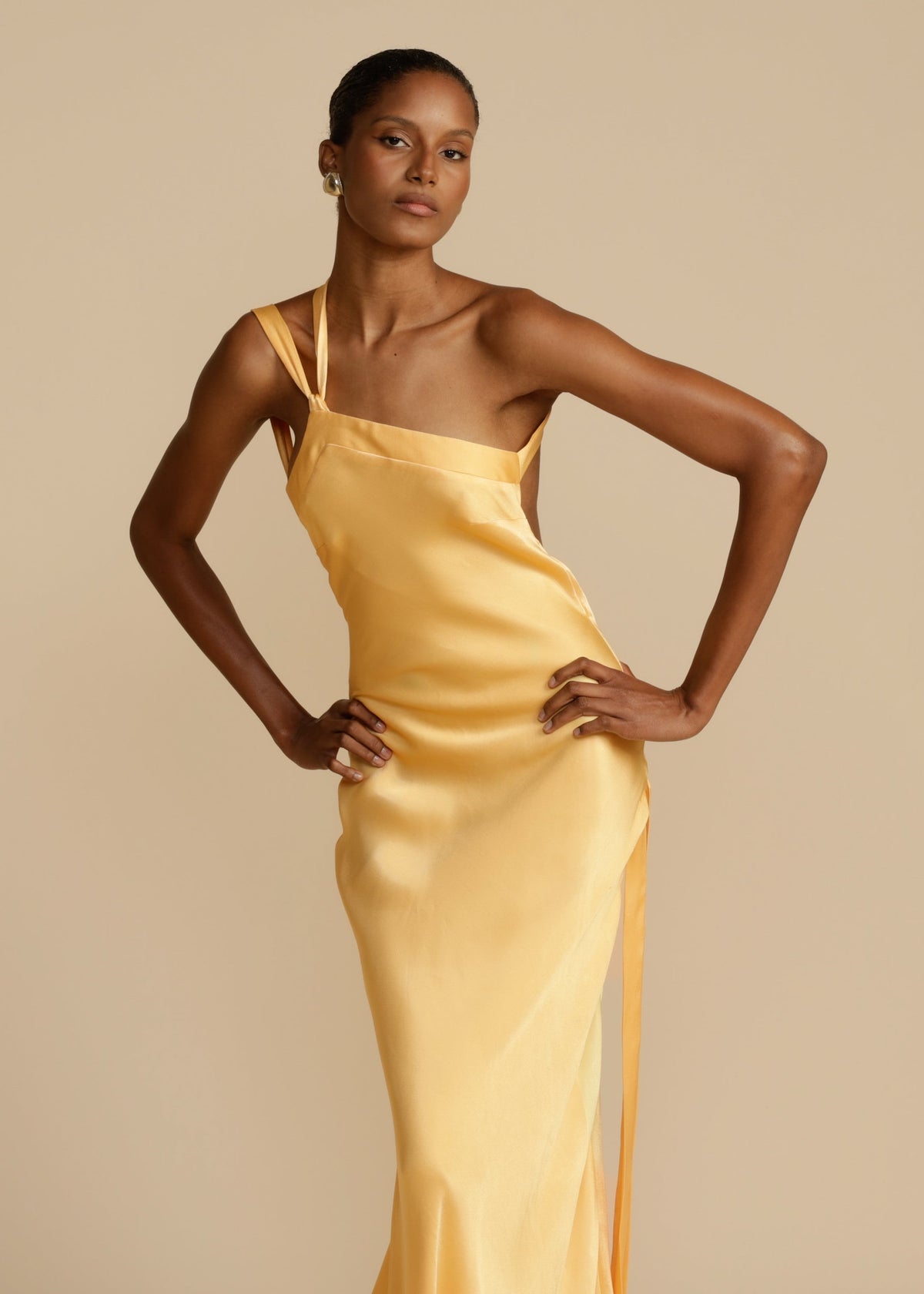 Wedding Guest Dress | One-Shoulder Maxi