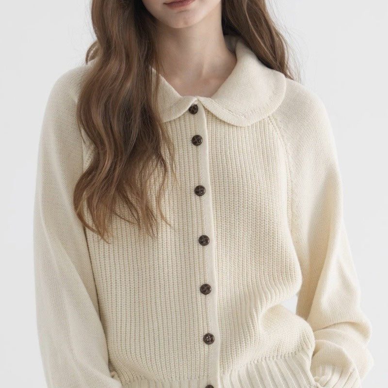 Women's Cardigan | Button-Front Knit Design 3