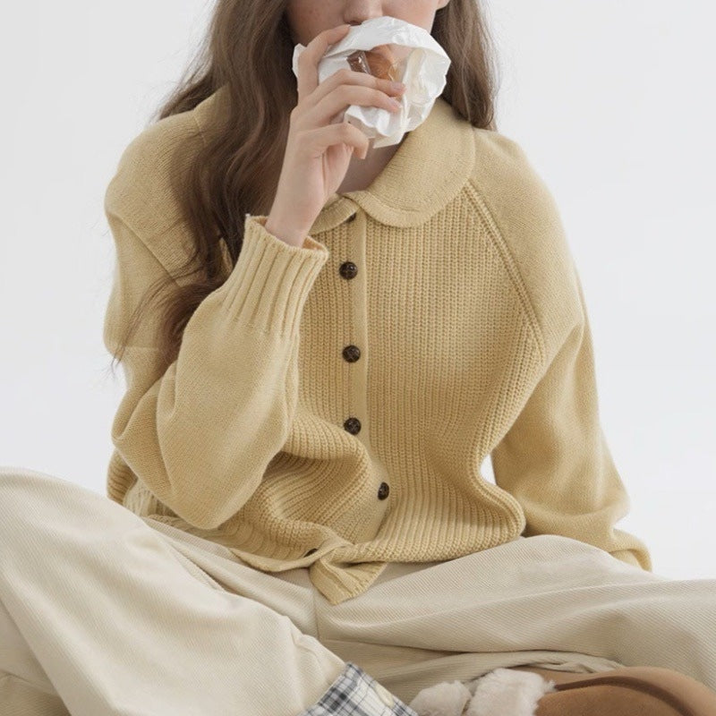 Women's Cardigan | Button-Front Knit Design 2