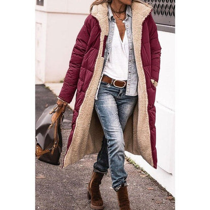 Women's Sherpa Hoodie Jacket | Reversible & Hooded 3