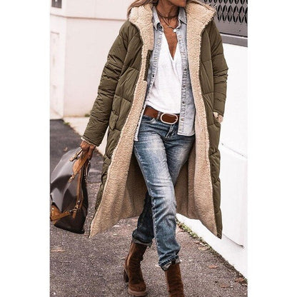 Women's Sherpa Hoodie Jacket | Reversible & Hooded 4