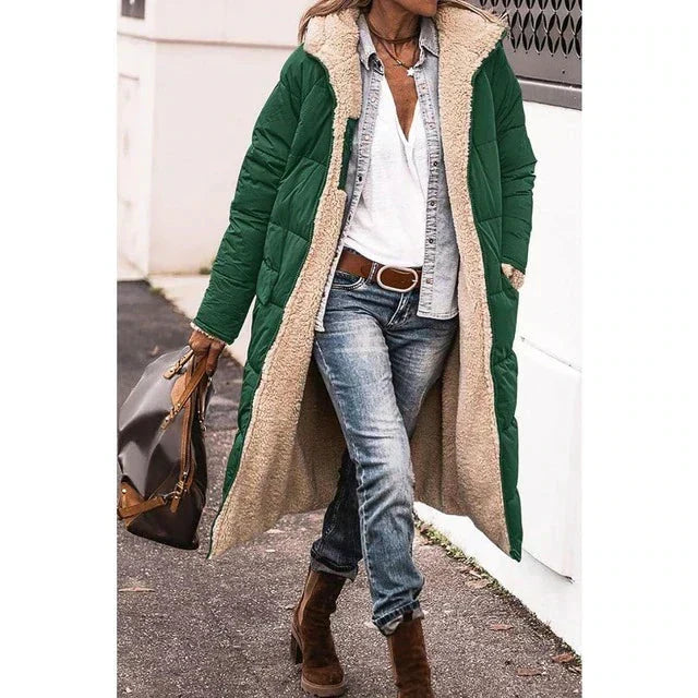 Women's Sherpa Hoodie Jacket | Reversible & Hooded 5