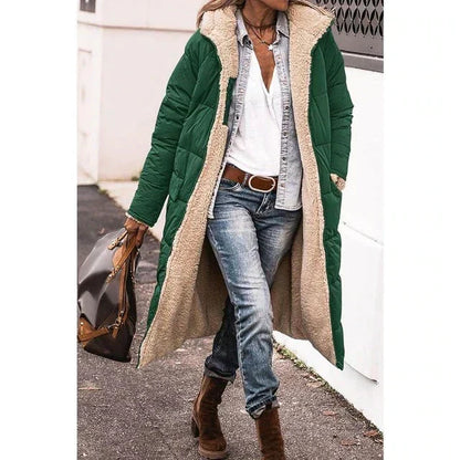 Women's Sherpa Hoodie Jacket | Reversible & Hooded 5