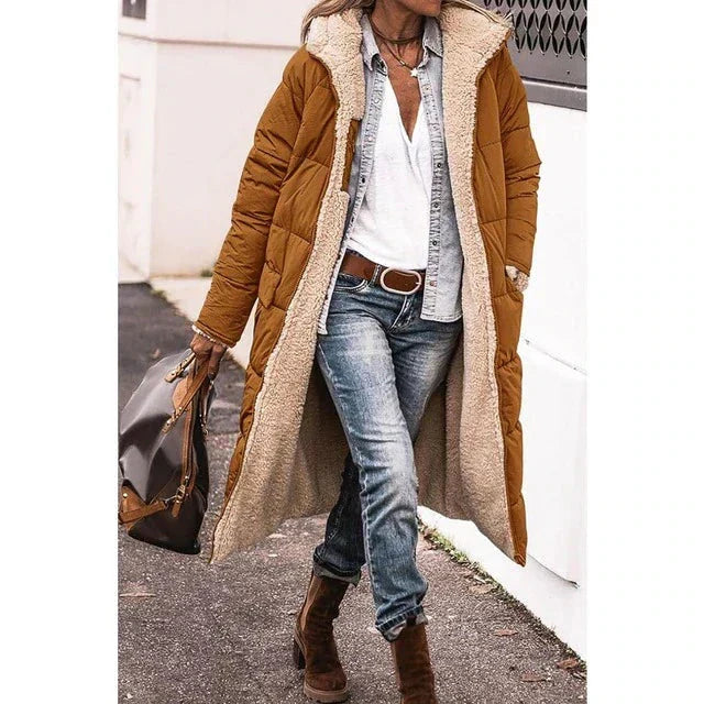 Women's Sherpa Hoodie Jacket | Reversible & Hooded 7