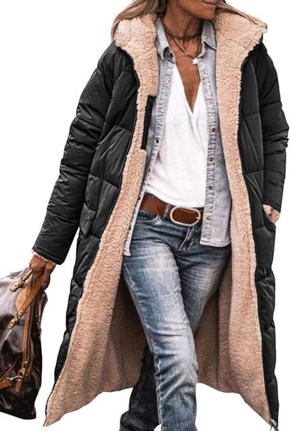 Women's Sherpa Hoodie Jacket | Reversible & Hooded 8