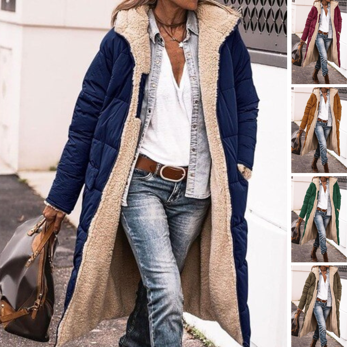 Women's Sherpa Hoodie Jacket | Reversible & Hooded 1