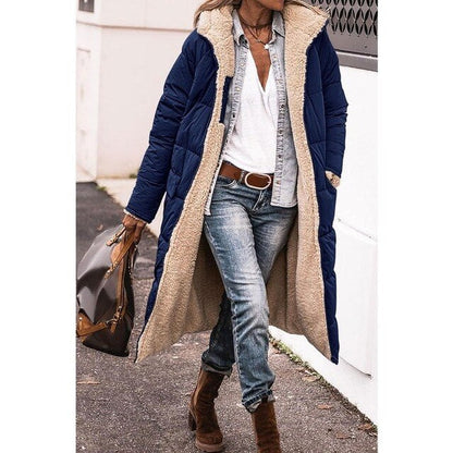 Women's Sherpa Hoodie Jacket | Reversible & Hooded 2