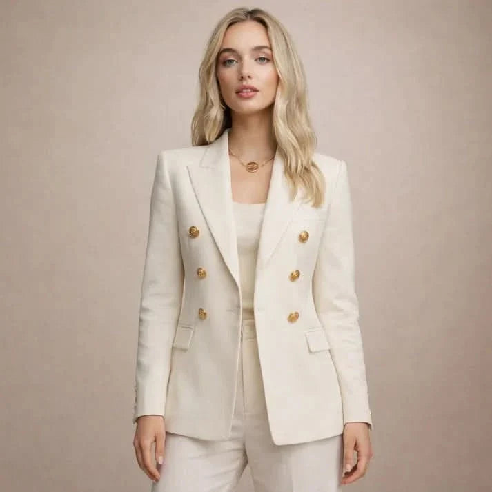 Women's Double Breasted Blazer | Tailored Office Wear 5