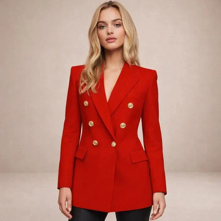 Women's Double Breasted Blazer | Tailored Office Wear 7