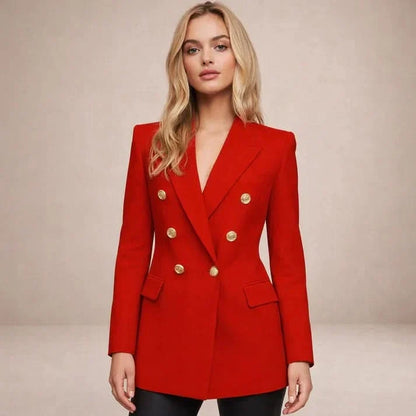 Women's Double Breasted Blazer | Tailored Office Wear 7