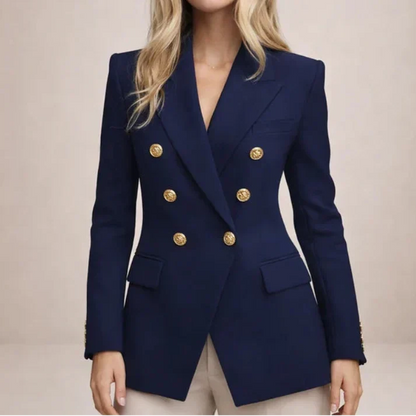 Women's Double Breasted Blazer | Tailored Office Wear 10
