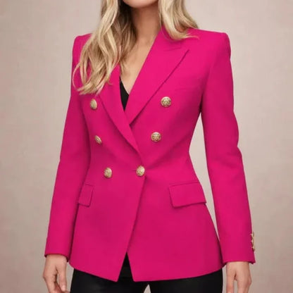 Women's Double Breasted Blazer | Tailored Office Wear 12