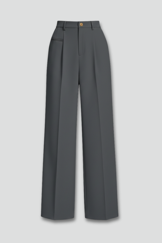 Women's Palazzo Trousers | Wide Leg & Pleated Front 1