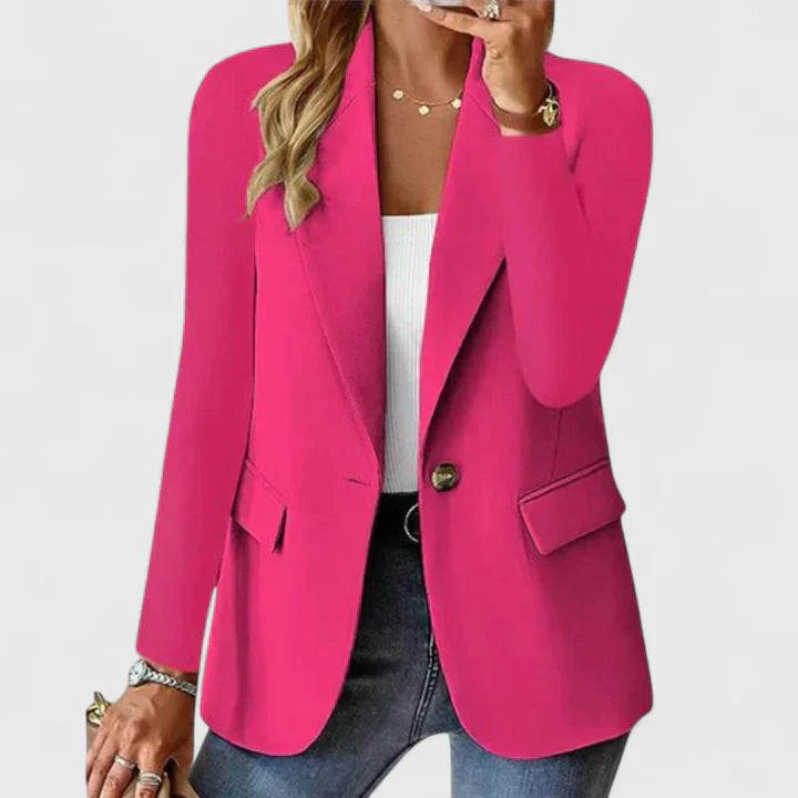 Women's Blazer | Lapel Single Button 0
