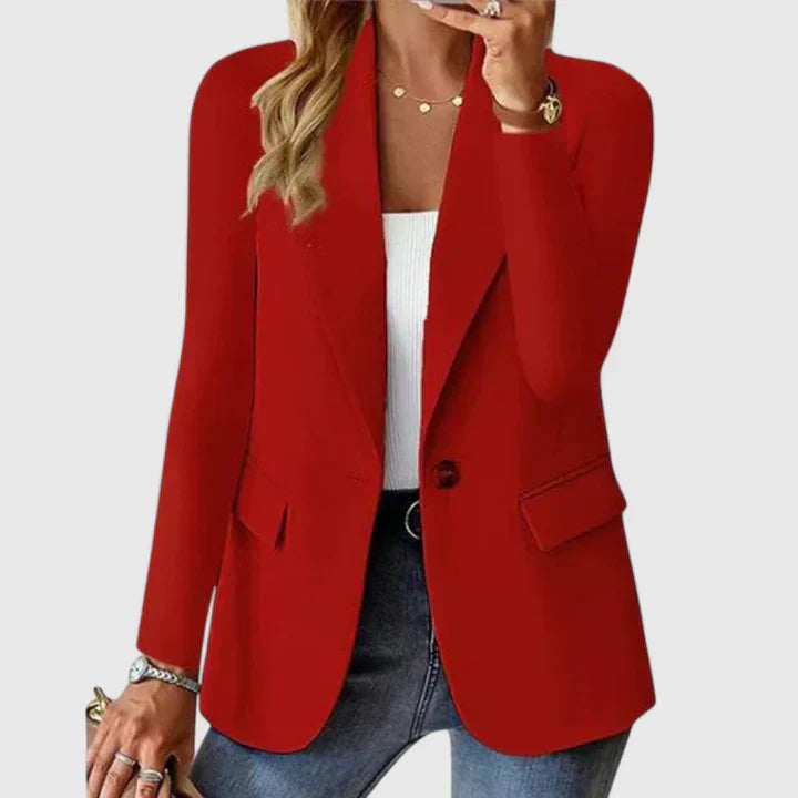 Women's Blazer | Lapel Single Button 1