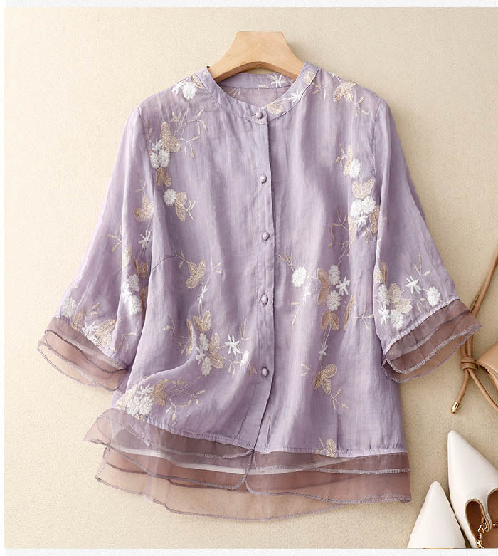 Women's Blouse | Embroidered Accents 5