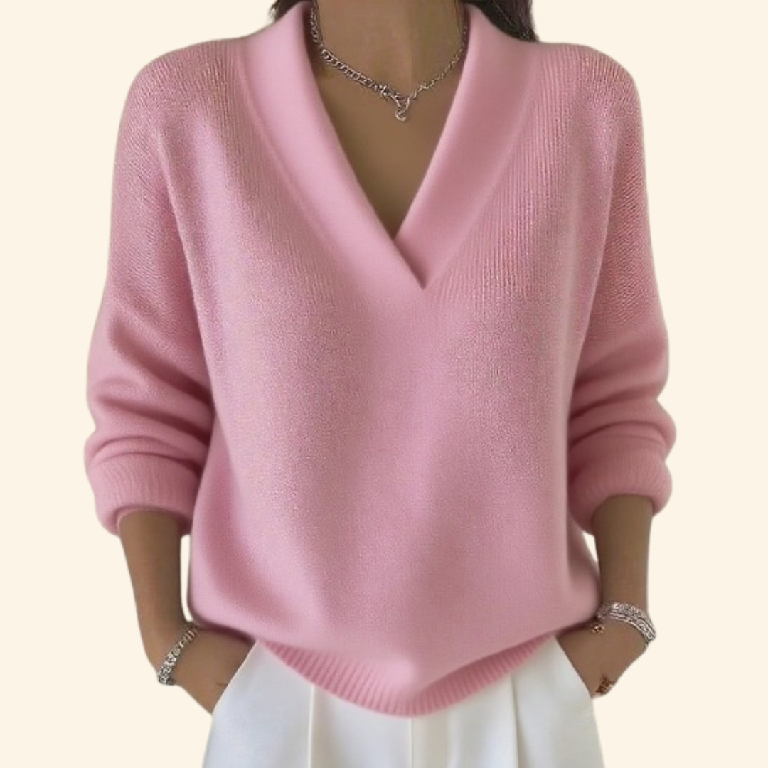 Women’s Blouse | V-Neck Long Sleeve 1