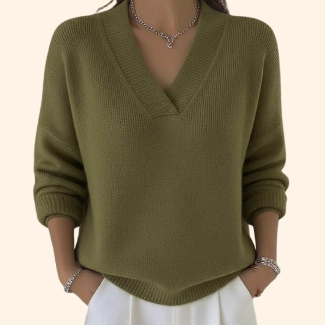 Women’s Blouse | V-Neck Long Sleeve 2