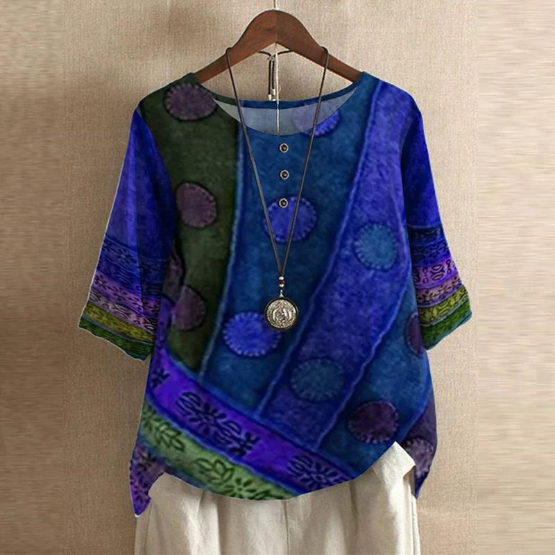 Women's Blouse | Vintage Floral Print 4