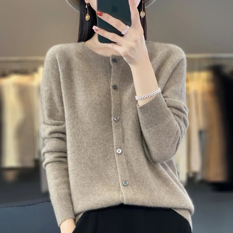 Women’s Cardigan | Button Front Knit 9