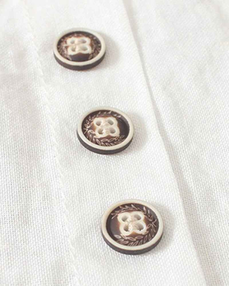 Women's Effortless Button Detail Summer Blouse 2