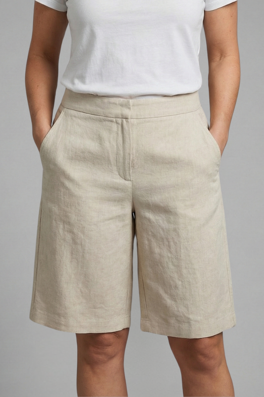 Women's Summer Shorts | High-Waisted Tailored Fit