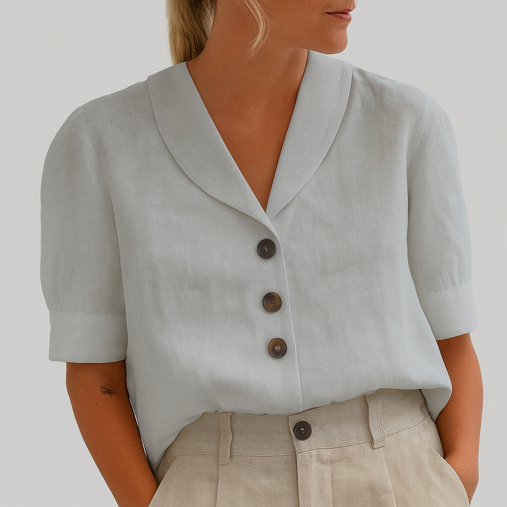 Women's Lightweight Summer T-Shirt | Relaxed Straight Fit Short Sleeve Top | Soft Stretch Knit Everyday Casual Basic Tee 2